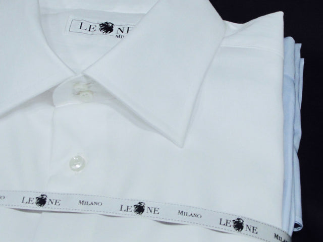 Leone Milano, custom made shirt, made to measure, made in Milan, made in Italy, 100% cotton, easy iron, affordable luxury