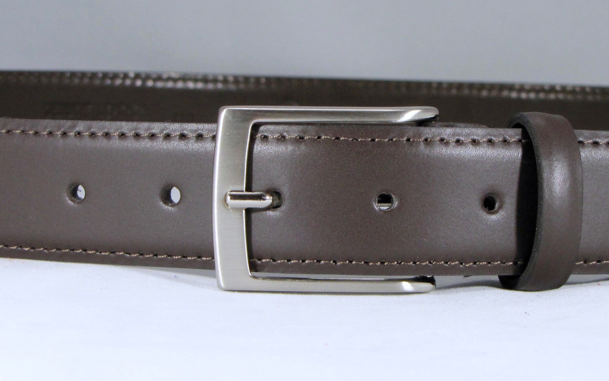 Leone Milano - Leather belt, "martellata" brown
