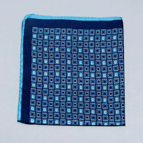 Leone Milano - Fantasy, squares, 100% silk