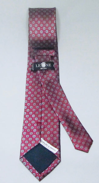 Leone Milano - Classic flower fantasy, 100% silk tie