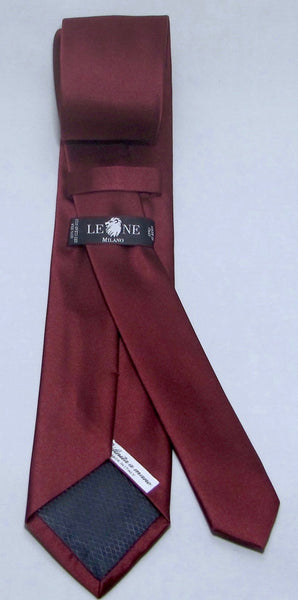 Leone Milano - Classic solid color, 100% silk