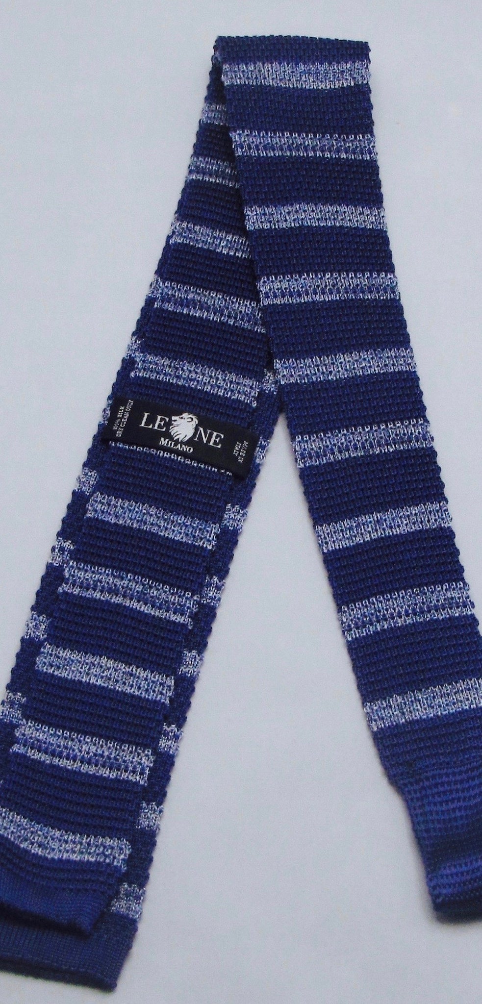 Leone Milano - Tricot, stripes fantasy, 100% silk